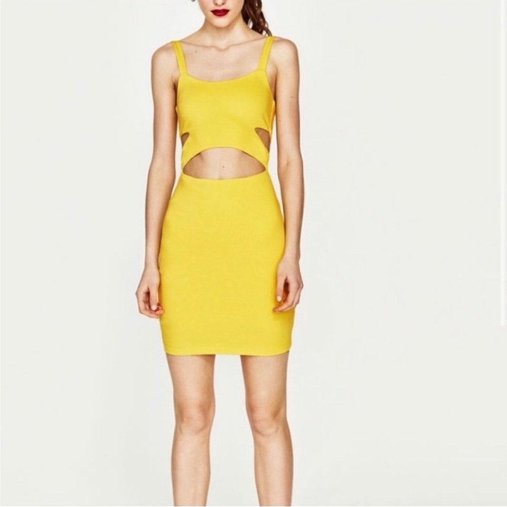 Zara Yellow Dress (Never Worn)